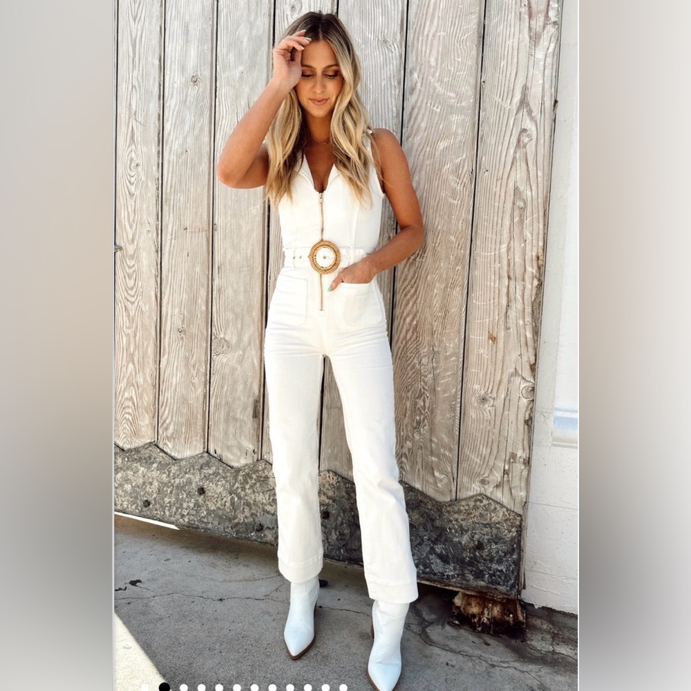SHOW ME YOUR MUMU JACKSONVILLE CROPPED JUMPSUIT NWOT XL